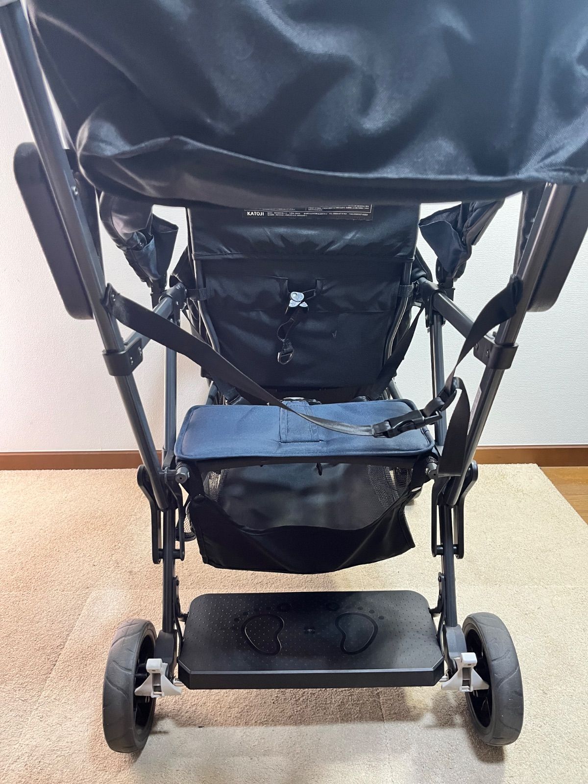 【美品】KATOJI ２人でゴー 折りたたみ式ベビーカー ２人乗り ネイビー 楽天市場】二人乗りベビーカー 二人でゴー ネイビー 二人乗り 双子