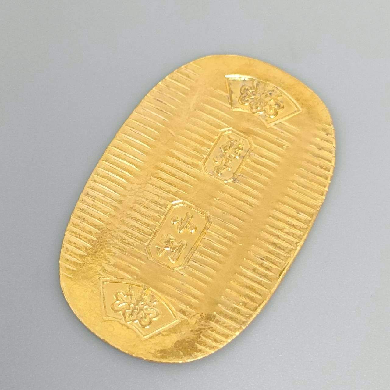 K24 純金 徳力 小判モチーフ 5.01ｇ D250
