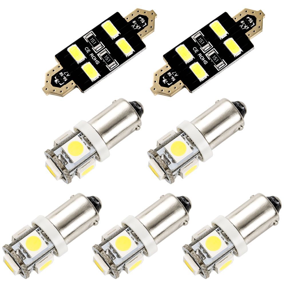ボルボ 9B 940 エステート [H2.9-H9.10] LED ルームランプ 金メッキ キャンセラー内蔵 SMD 33発 7点セット