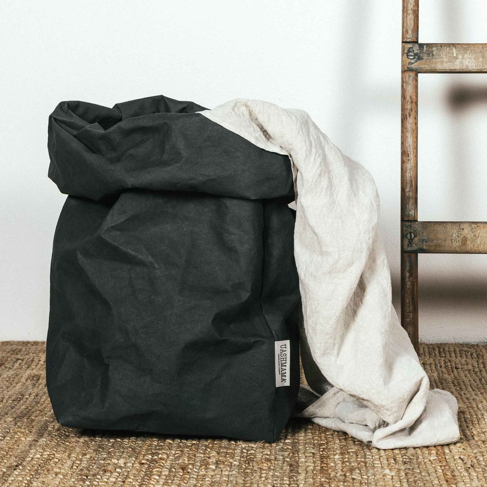 UASHMAMA 100%オーガニックな洗えるペーパーバッグ GIGANTEサイズ