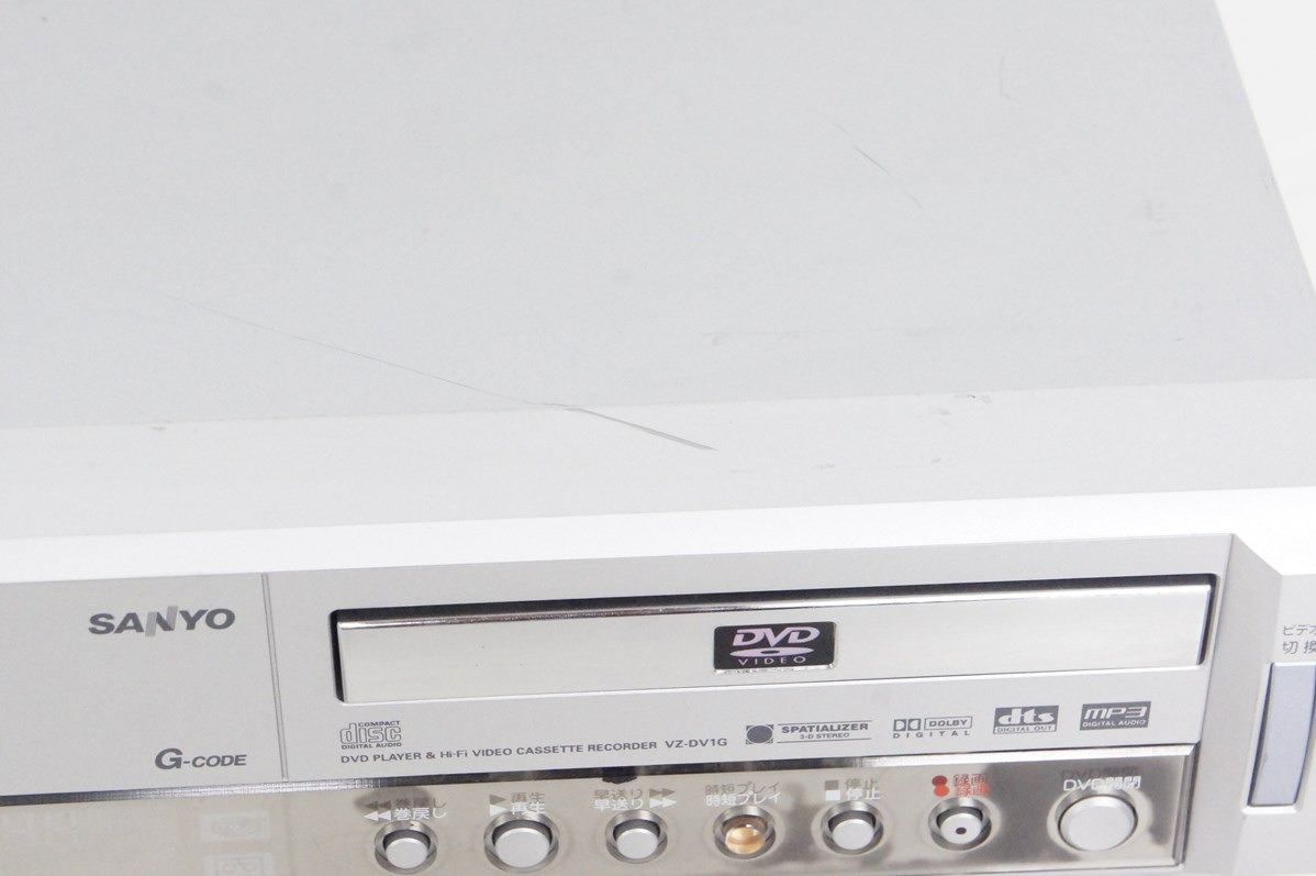 中古】C 三洋SANYO DVDプレーヤー一体型ビデオテープレコーダー ビデオ  