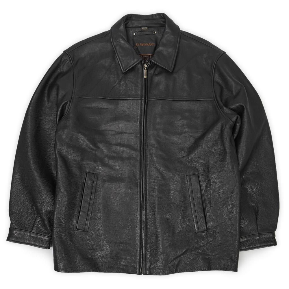 セントジョンズベイ　90s ジップアップブルゾン　黒　L ゆるダボ古着 セントジョンズベイ 90s ジップアップブルゾン 黒 L ゆるダボ古着