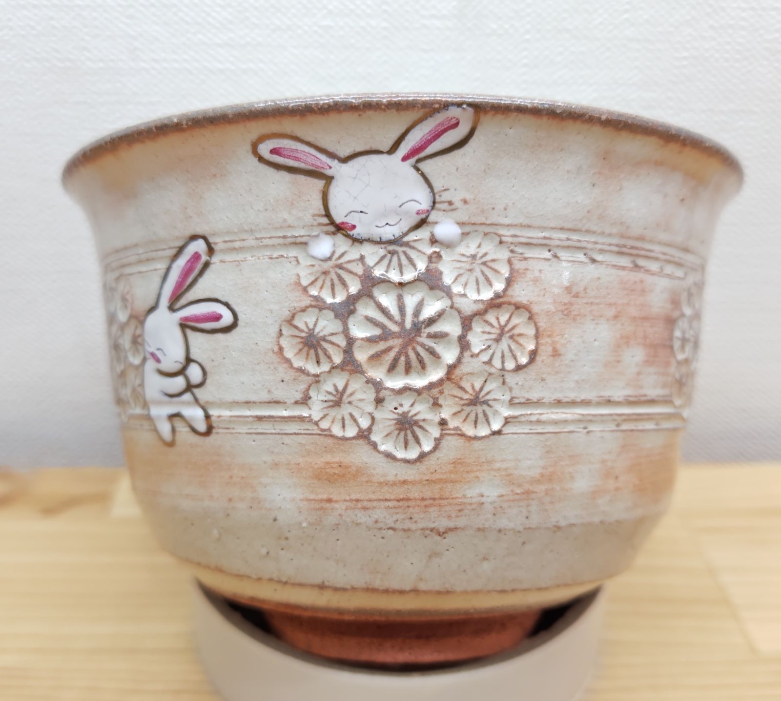 送料込【逢絢亭・新品】茶道具 茶碗 京焼 乾山 紫陽花の図 山川敦司 共箱入り 逢絢亭・新品】茶道具 茶碗 京焼 乾山 紫陽花の図 山川敦司 共