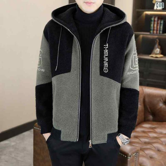 XL 春 コーデ メンズ 服 シンプル ファッション オシャレ 大人 かっこいい 大きいサイズ ストリート 紳士服 冬 ウール コート 韓国スタイル 厚手 暖かい カジュアル KANDAIZUMI_COM