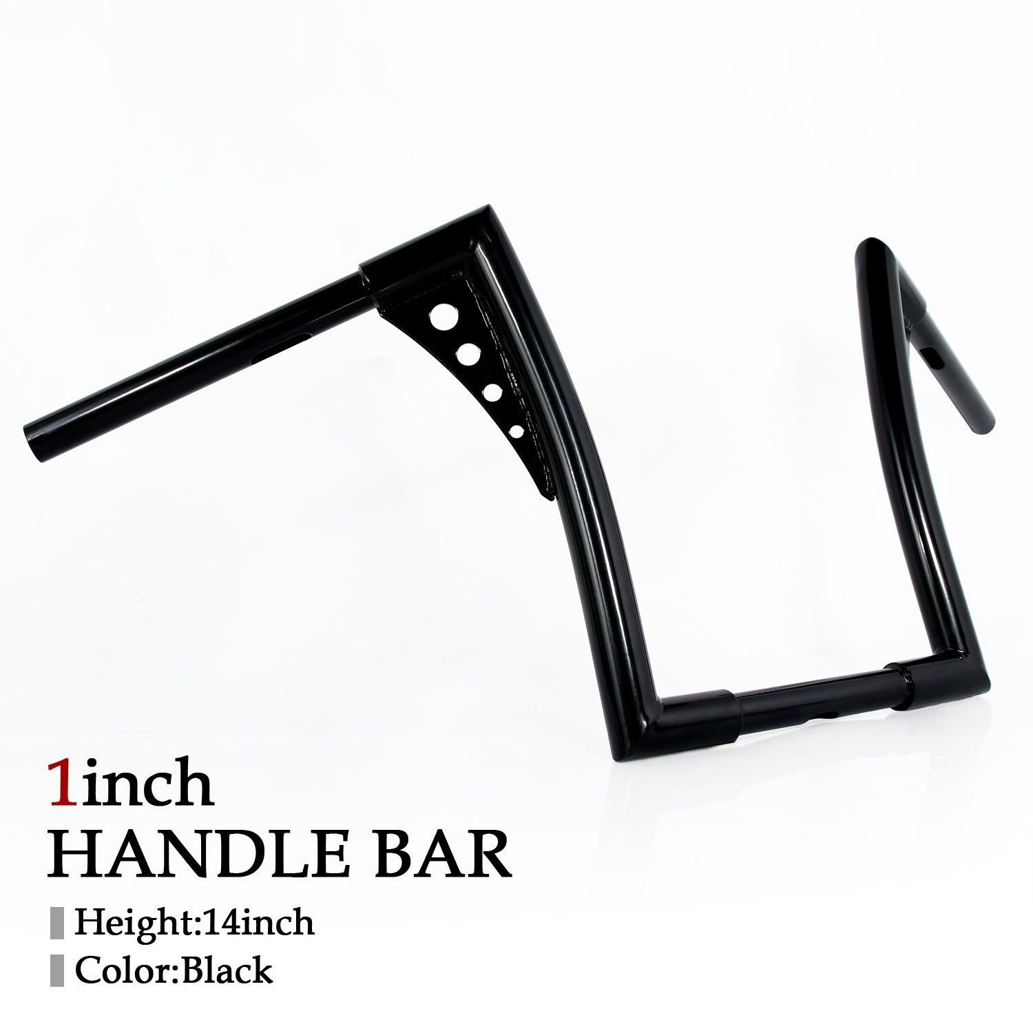 1インチ ハンドル バー Zバー 14インチ インチバー エイプバー ブラック ハーレー アップハンドル ソフテイル ダイナ スポーツスター ロードキング カスタム ハンドルバー ロボットハンドル ロボハン モンキーバー リバースバー エイプ エイプハンガー