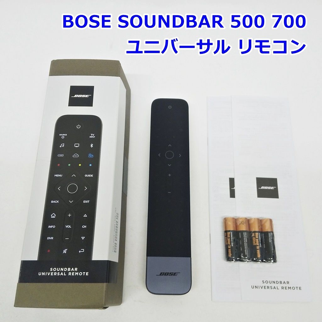 オーディオ機器 BOSE SOUNDBAR ユニバーサル リモコン UNIVERSAL