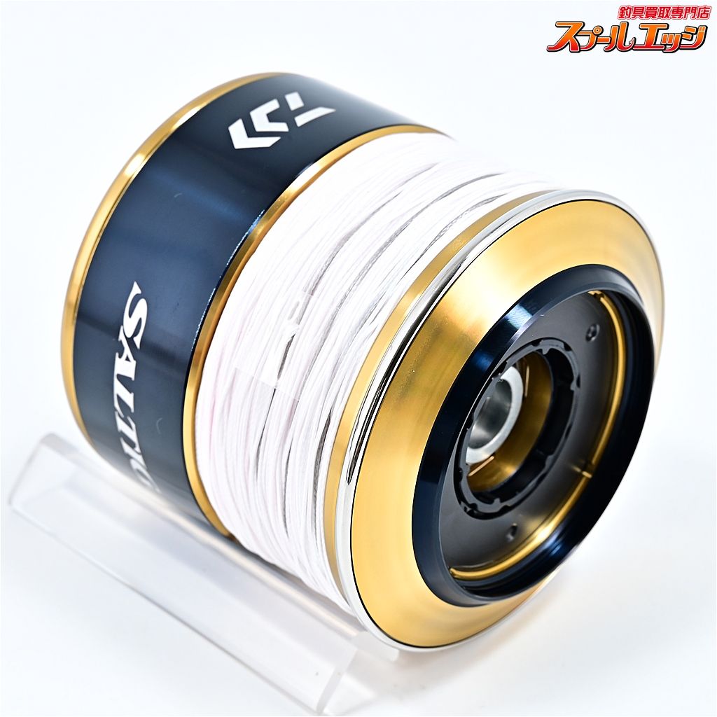 SLPワークス 25ソルティガ8000スプール ゴールド/ネイビーブルー