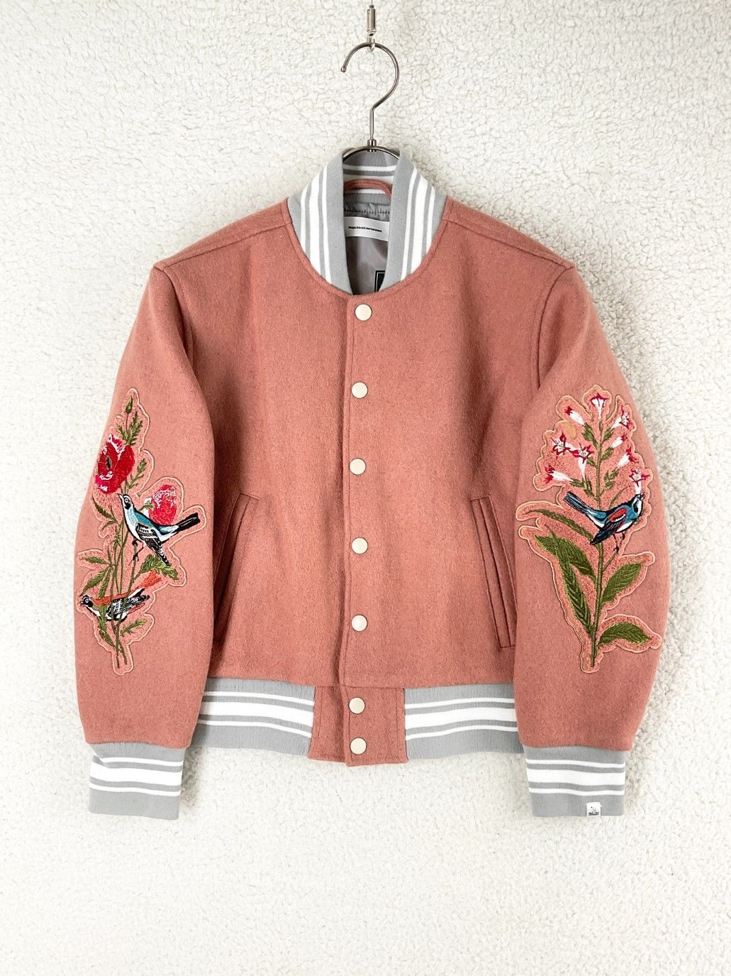 S MAGIC STICK マジックスティック 嗜好スタジャン ジャケット S ダスティピンク げ交渉