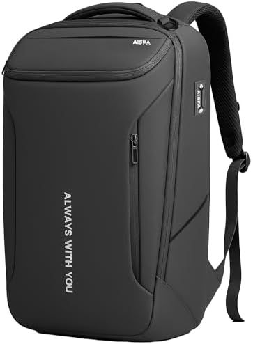AISFA リュックメンズ ビジネスリュック リュックサック 17インチ PC ビジネス バックパック ラップトップバック bag大容量 USB充電機能付き30L 男女兼用 アウトドア旅行 学生 バッグ 通勤 修学 A4収納