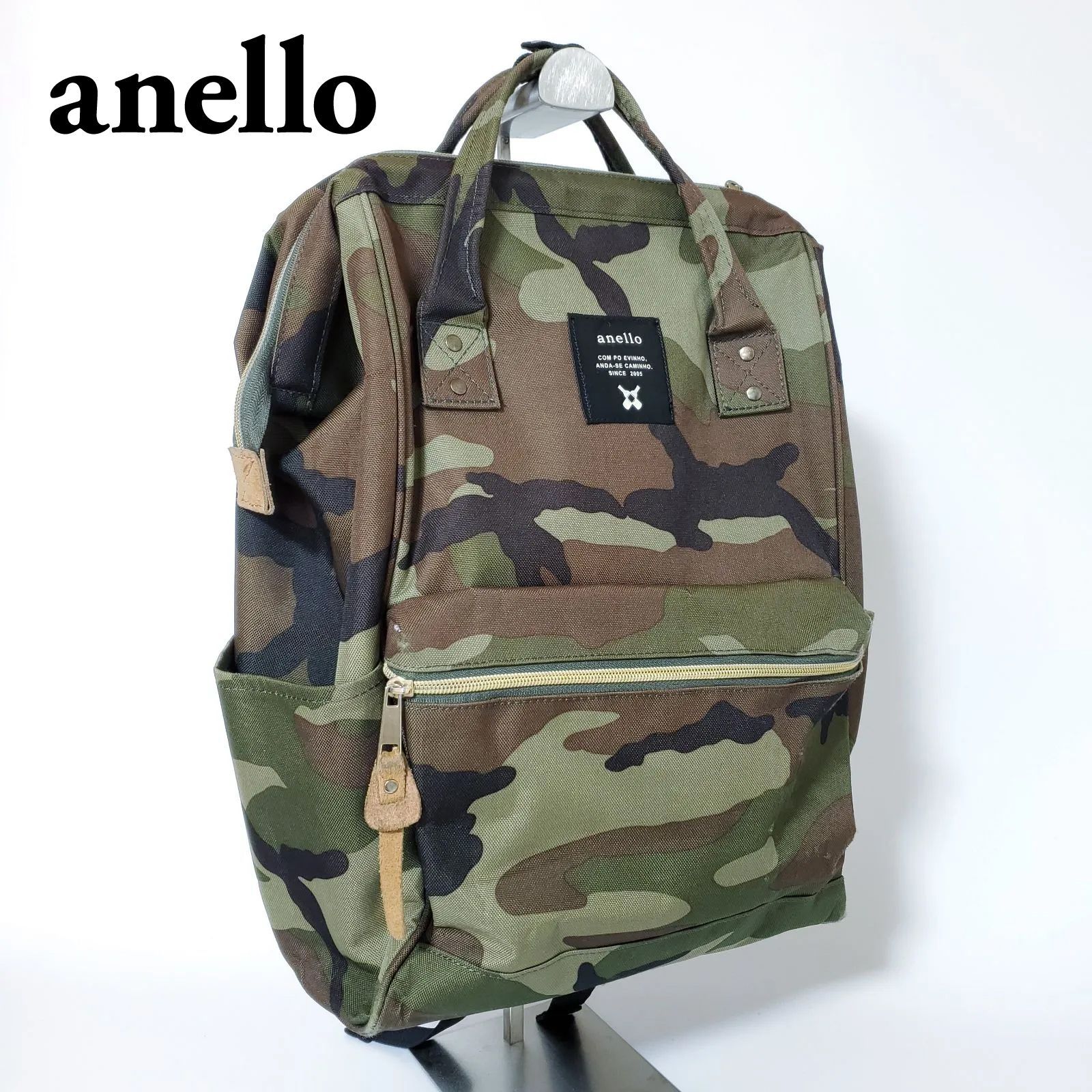 anello アネロ リュック バックパック バッグ カバン 鞄 緑 グリーン