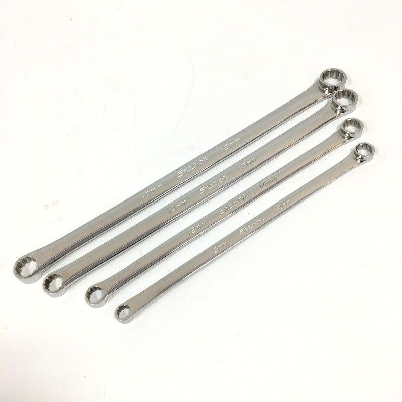 スナップオン ロングストレートメガネレンチ XDHFM 4本セット ハンドツール 工具 DIY メンテナンス Snap-on △ DW 2873