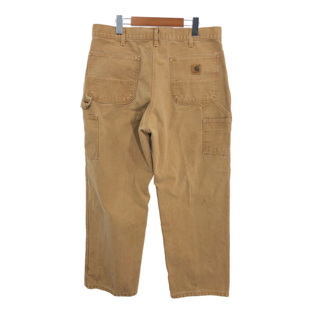 00年代 USA製 Carhartt カーハート ダック ペインターパンツ ブラウン