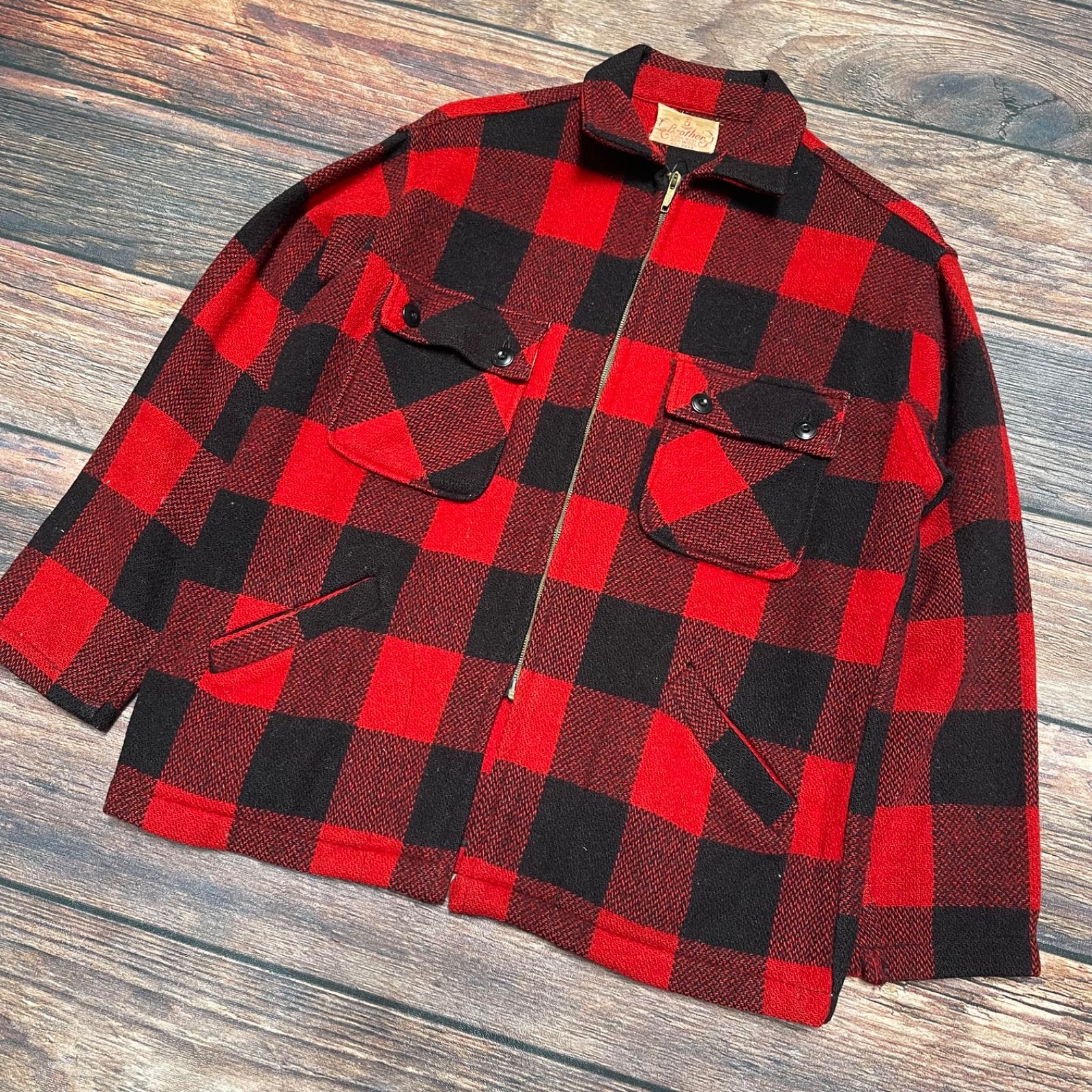 50's USA製 FIVE BROTHER ウールマッキーノジャケット - メルカリ