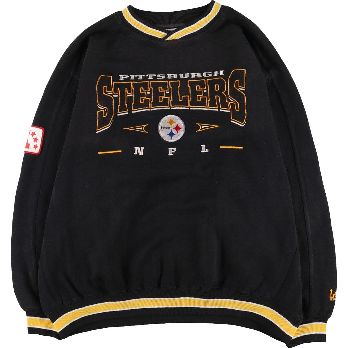 古着 90年代 リー Lee NFL PITTSBURGH STEELERS ピッツバーグスティーラーズ スウェットシャツ トレーナー メンズXL相当/eaa429451