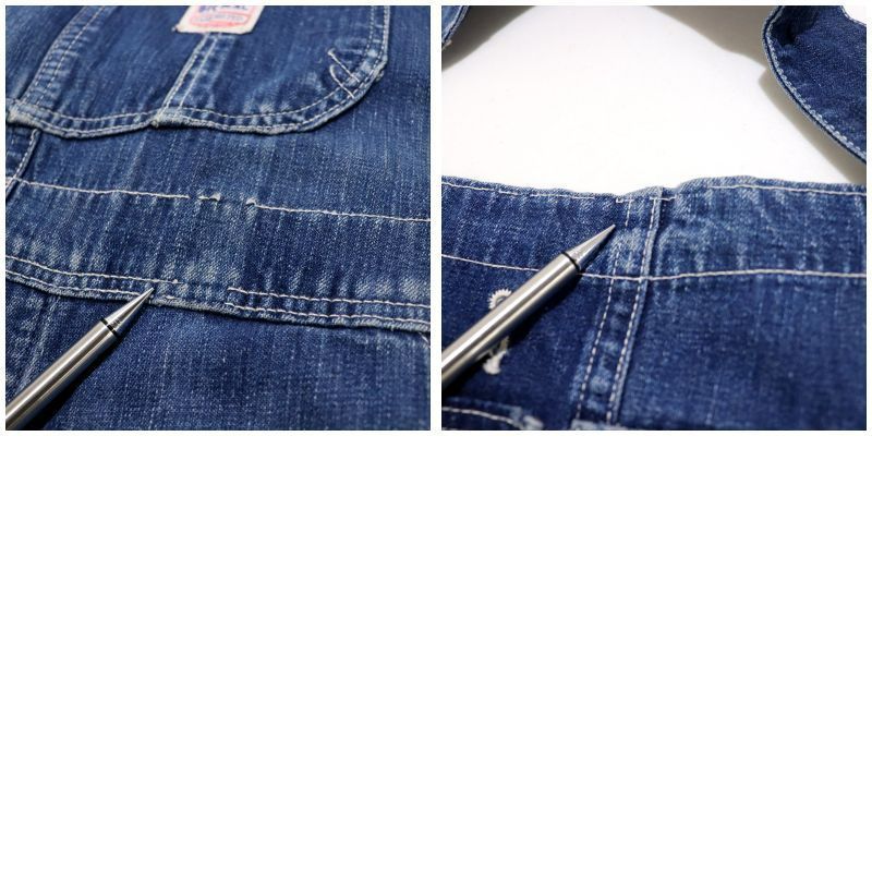 50s vintage BIGMAC 盾タグ ローバック デニム オーバーオール メンズ