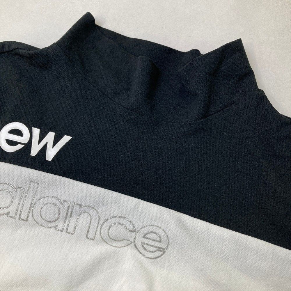サイズ：0 NEW BALANCE GOLF ニューバランス  ハイネック 半袖Tシャツ ロゴプリント  ホワイト系 [240101428458] ゴルフウェア レディース ストスト NEW BALANCE GOLF ニューバランス ハイネック 半袖Tシャツ ロゴ