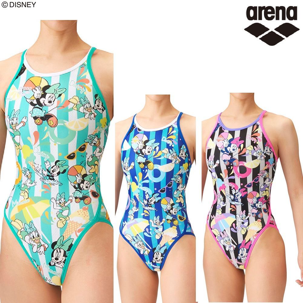 arena アリーナ DIS-3051W【DISNEY】 タフスーツ 練習用水着 水泳 競泳