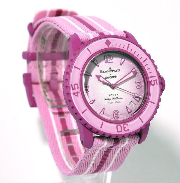 新品未使用 Blancpain Swatch ブランパン スウォッチ 自動巻き ☆未使用！Swatch × Blancpain スウォッチ × ブランパン