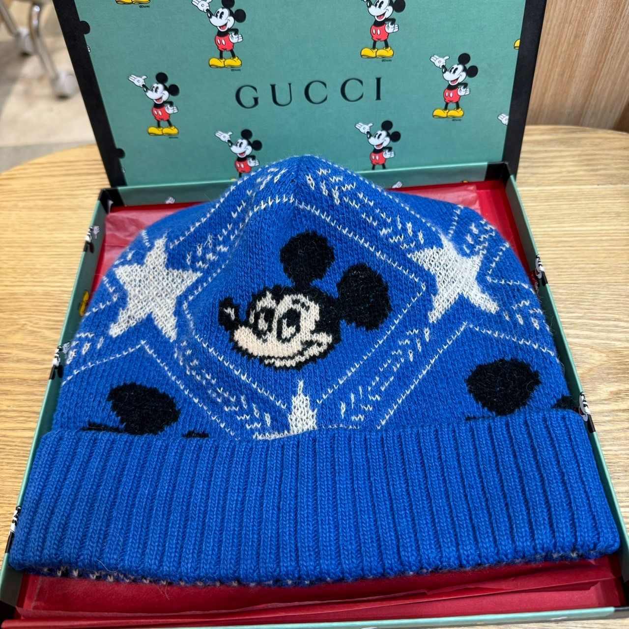 GUCCI ミッキーマウス帽子Mサイズ