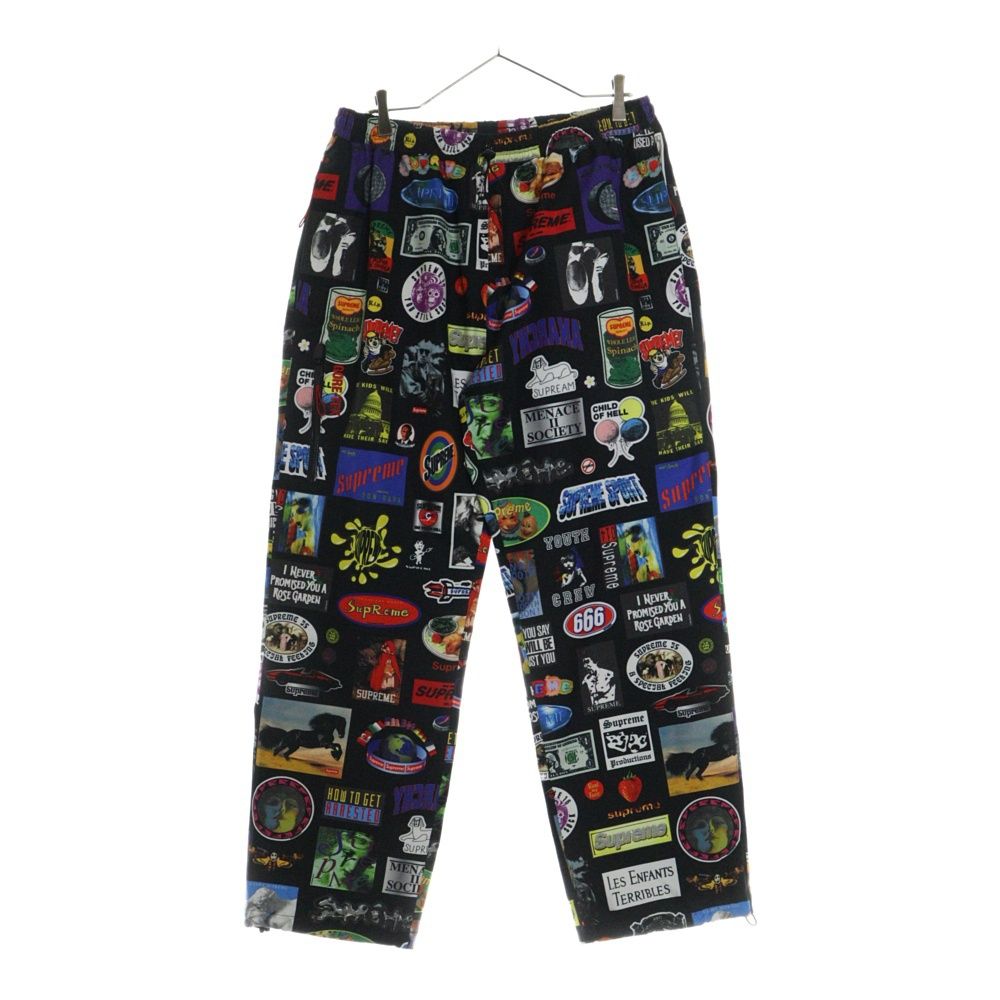 SUPREME (シュプリーム) 21SS GORE-TEX Stickers Pants ゴアテックス ステッカーズ パンツ ブラック