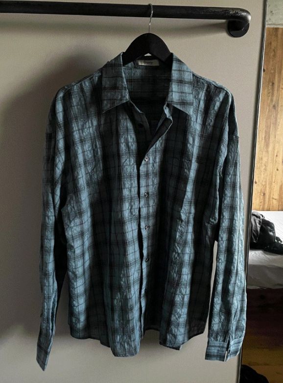 [COSYHARU公式]Aron Linkle checkered shirt 関税・配送料込み COSYHARU コシハル 公式]アーロンリンクルチェックシャツ - メルカリ