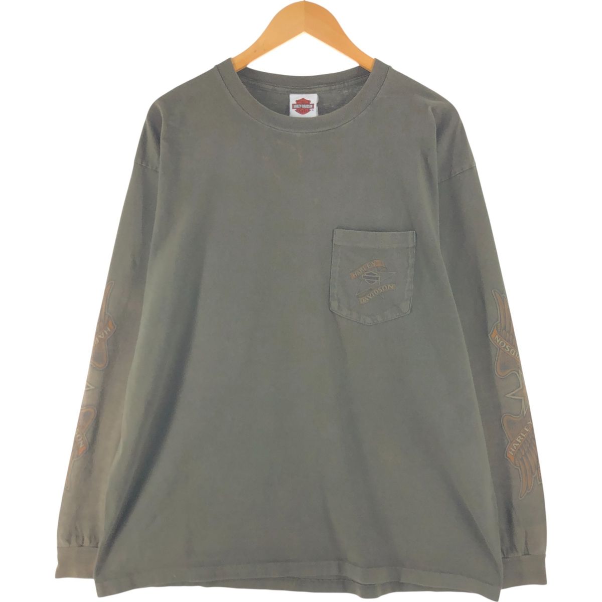 古着 00年代 ハーレーダビッドソン Harley-Davidson ロングTシャツ