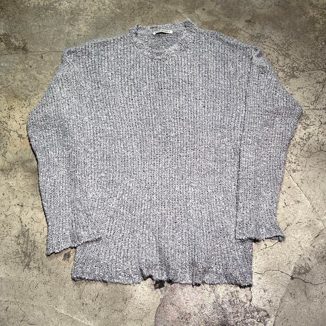 OUR LEGACY アワーレガシー POPOVER ROUNDNECK GREY BOUCLE OUR LEGACY アワーレガシー POPOVER ROUNDNECK GREY BOUCLE