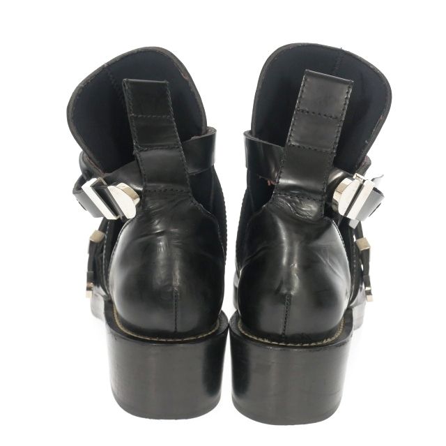 バレンシアガ　アンクルブーツ　38 バレンシアガ BALENCIAGA サンチュール アンクルブーツ レザー