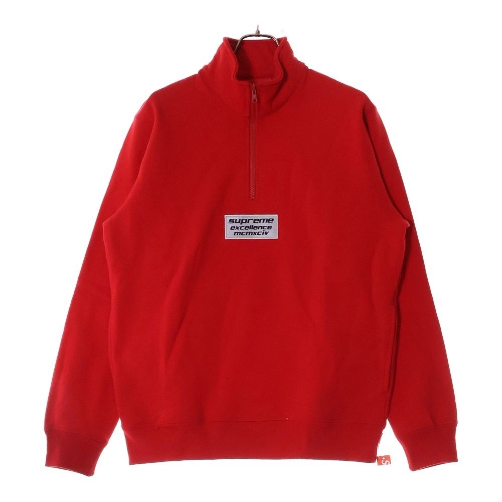 Supreme シュプリーム スウェット 赤 M 3303325F0172 Supreme シュプリーム 2024AW Collegiate Half Zip Pullover