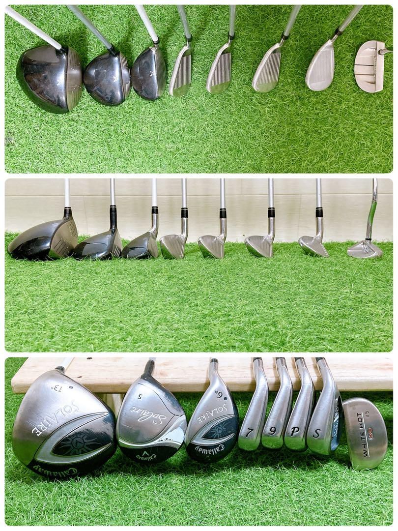 FILA レディースゴルフセット 8本 初心者 ハーフセット コースデビュー