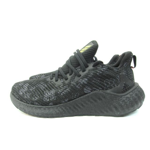 adidas　スニーカー　23cm　ディズニー　アディダス　黒　アルファブースト 国内販売中】ミッキー・マウス × アディダス アルファブースト