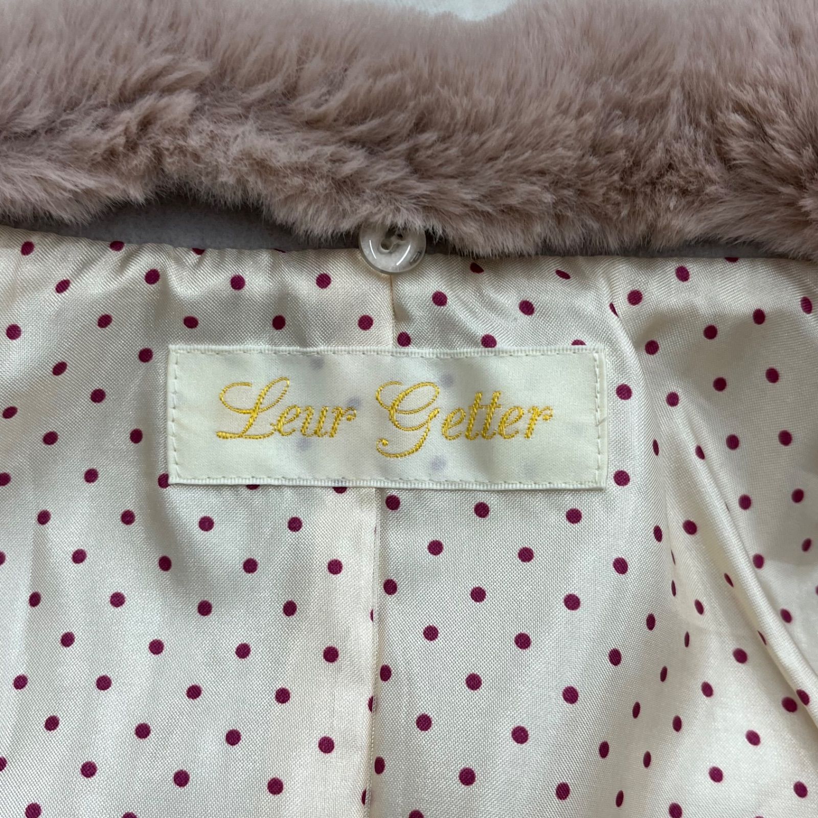 Leur Getter ルルゲッタ コート レディース ウール100% M グレー 