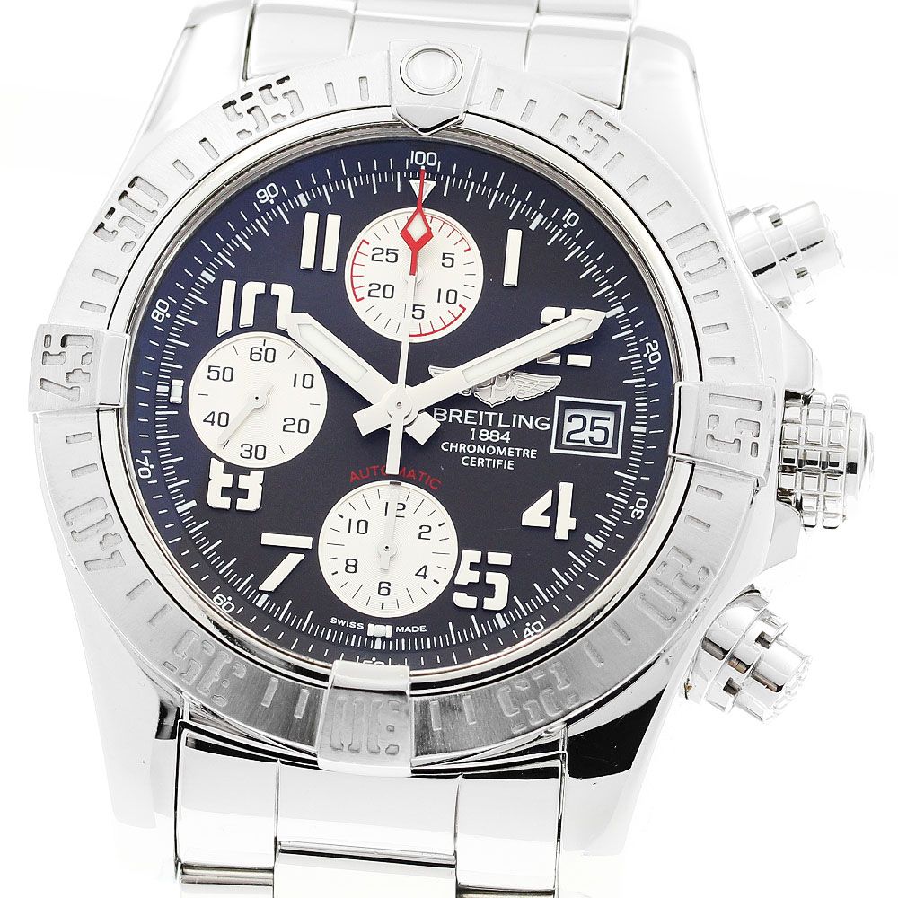 ブライトリング BREITLING A13381 アベンジャーⅡ 43ｍｍ クロノグラフ デイト スモールセコンド 自動巻き メンズ_840026