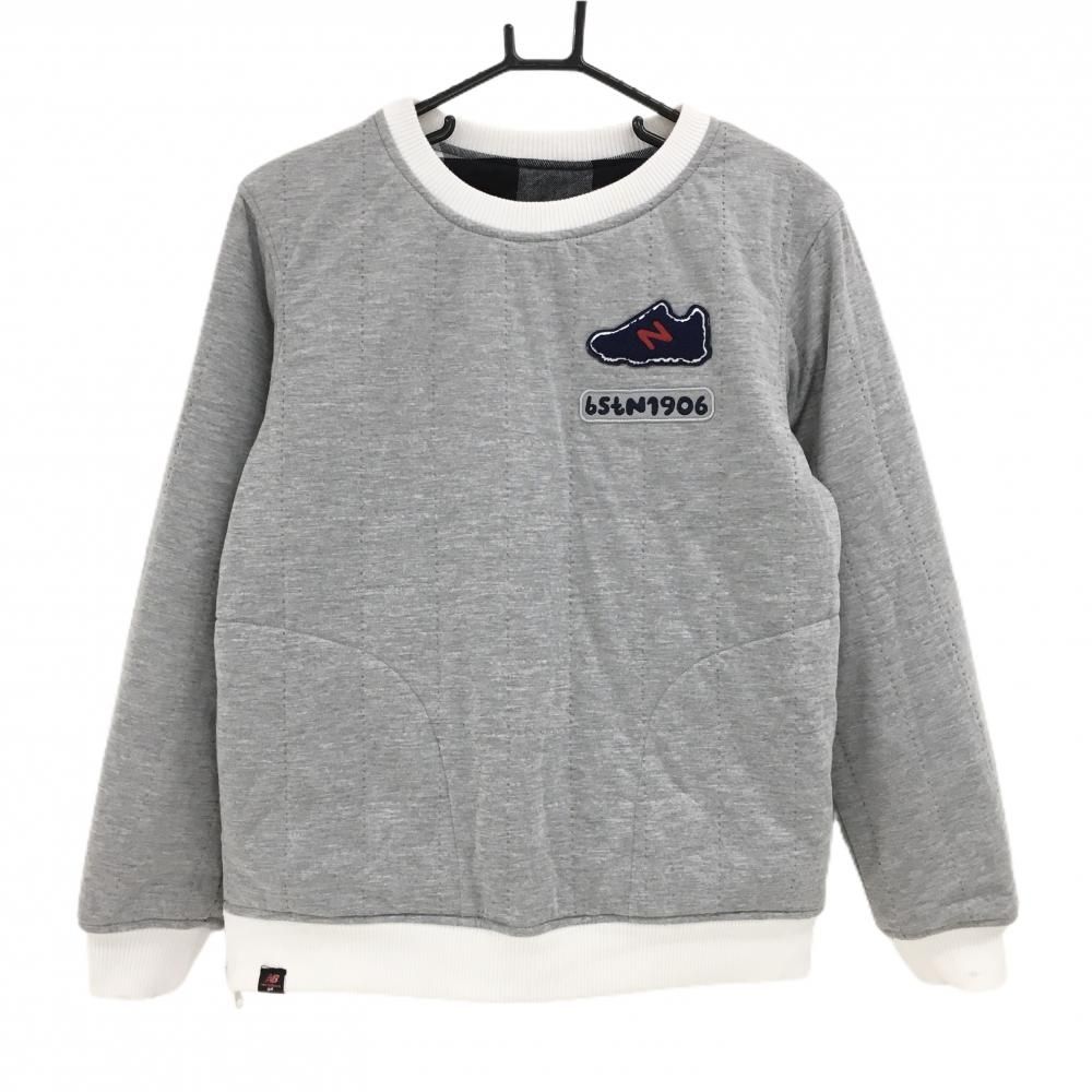 信頼を込めた ニューバランスゴルフ 中綿リバーシブルスニード 黒×白 ブロックチェック レディース 2 L ゴルフウェア New Balance 全品本物!