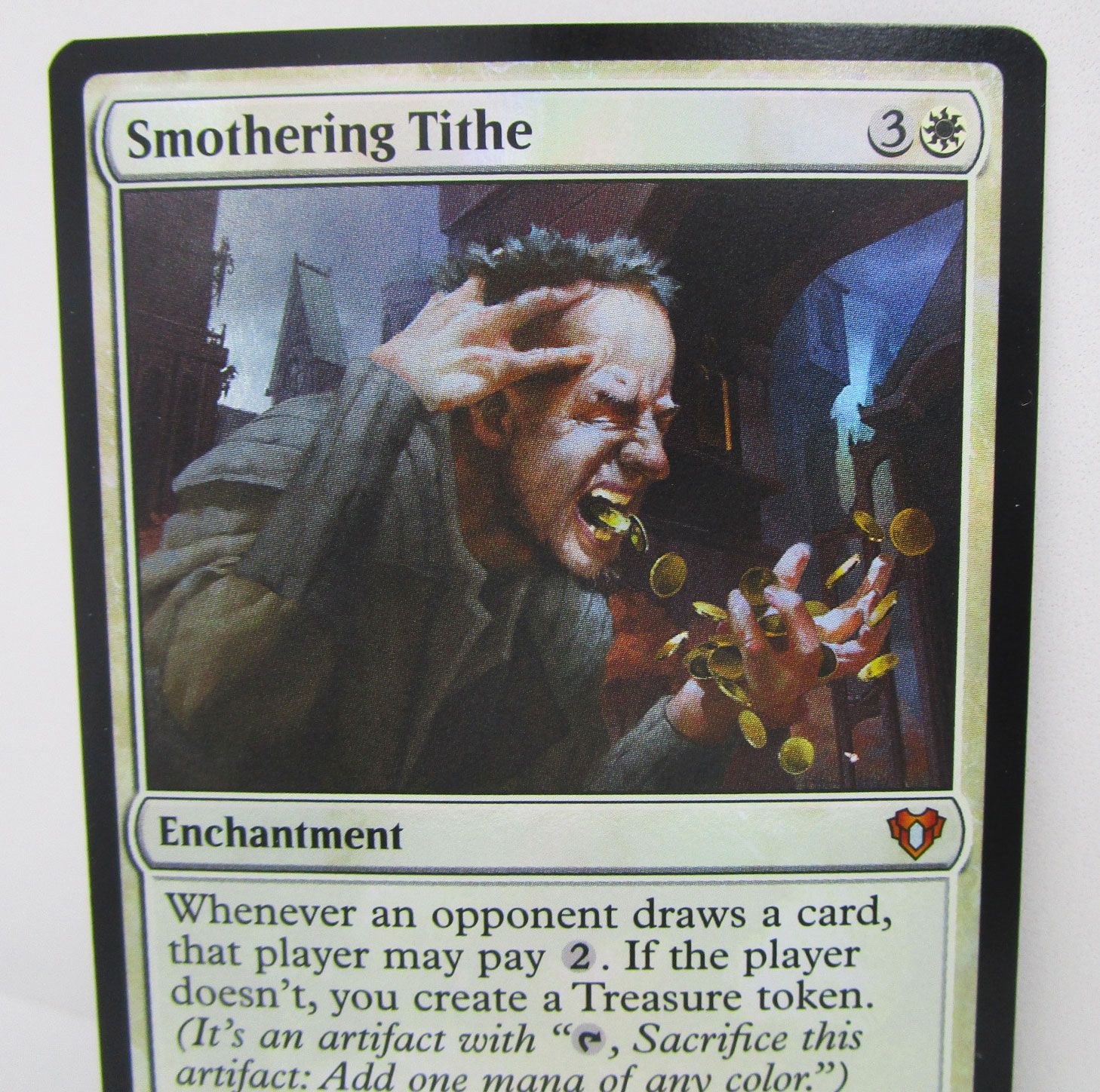 MTG　英語版　息詰まる徴税 フルアート)息詰まる徴税/Smothering Tithe《英語》【2X2】