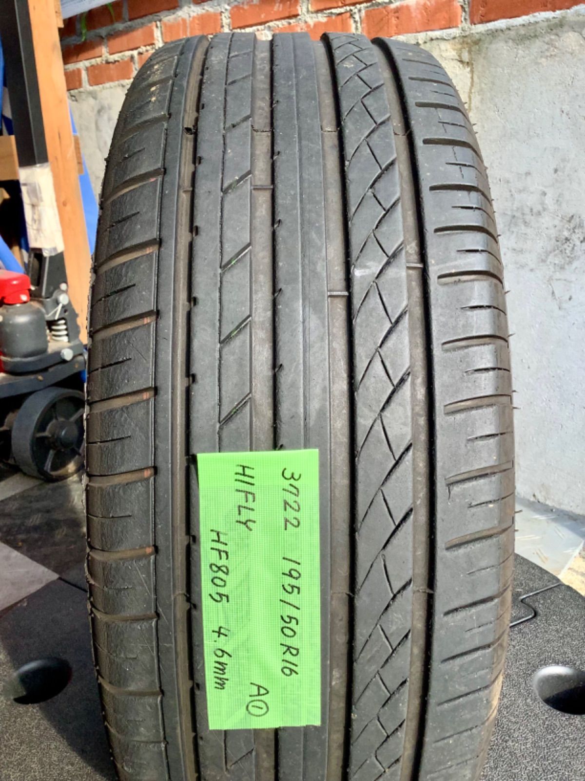 送料込み］195/50R16 HIFLY HF805 ハイフライ 中古タイヤ4本セット 