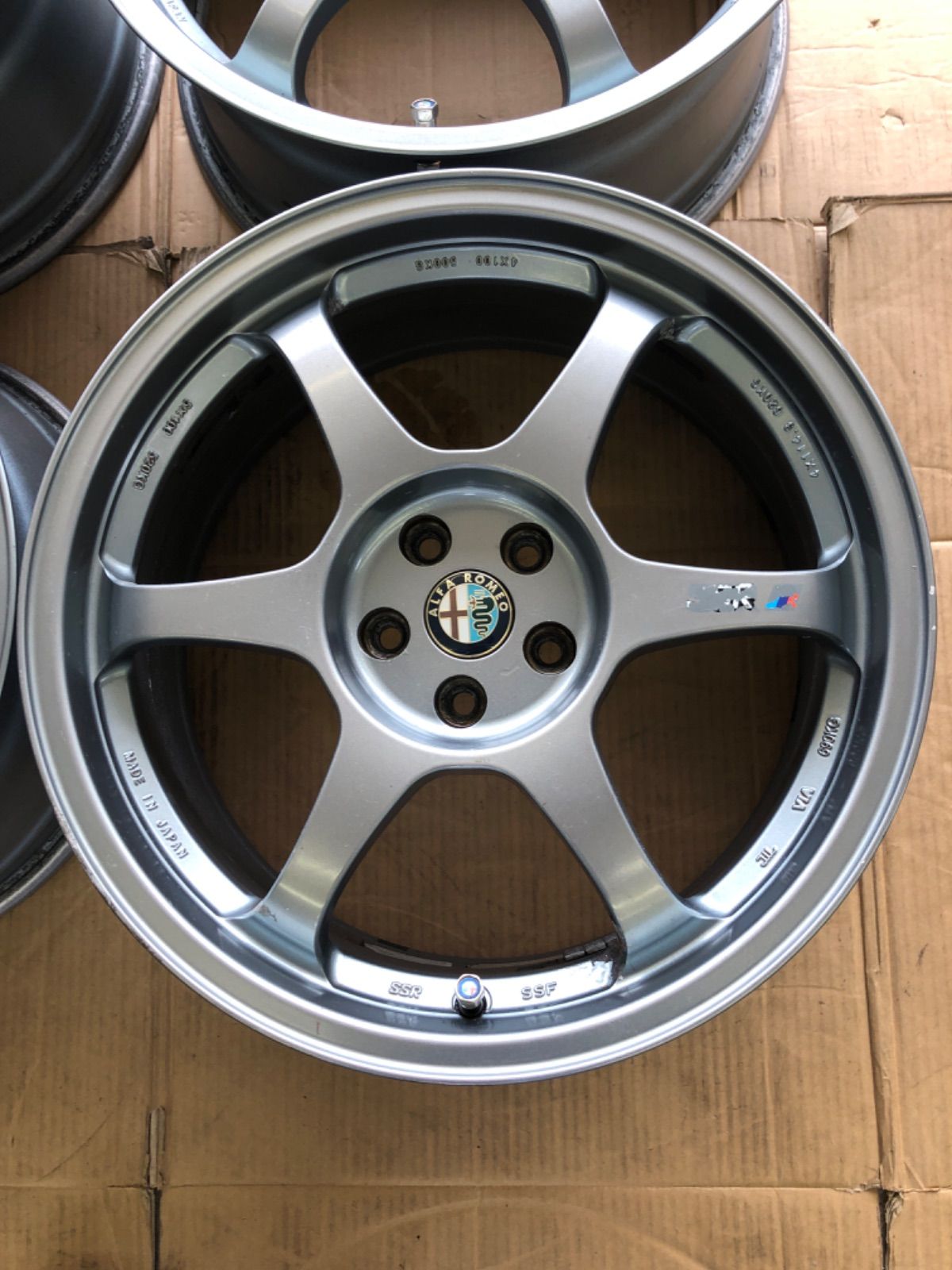 SSR type-C タイプ-C MEXC-S アルファロメオ　アバルト　フィアット 17×7.5J＋32 5H98 b37