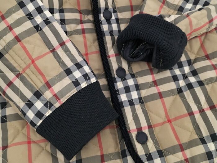 BURBERRY キッズジャケット ノバチェック キルティング コットン