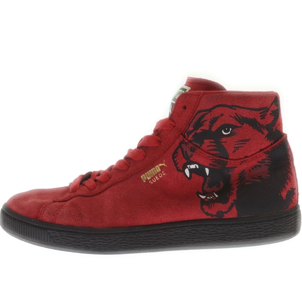 PUMA (プーマ) SUEDE MID ROARCA スエード ロアーキャット ミッドカットスニーカー レッド US7/25cm 357253-03