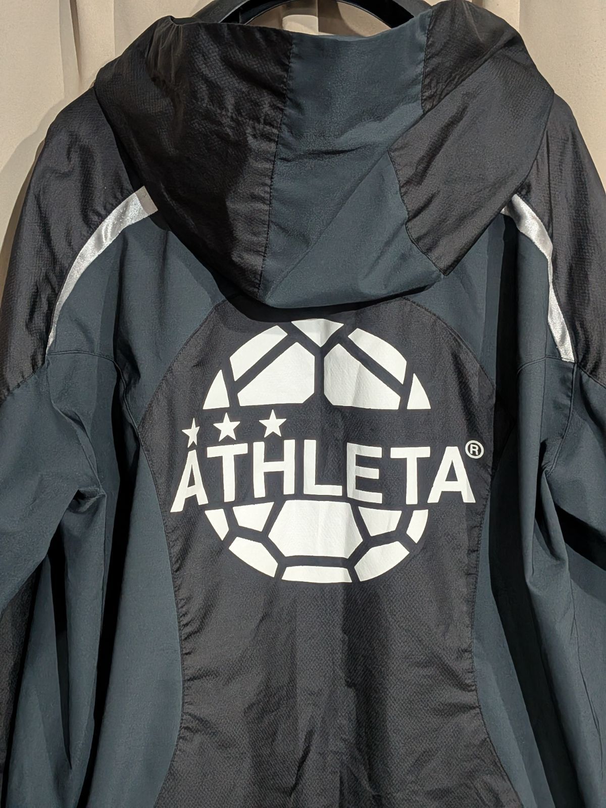 ATHLETA アスレタ ウィンドブレーカー 上下 セットアップ 黒 ML 【公式