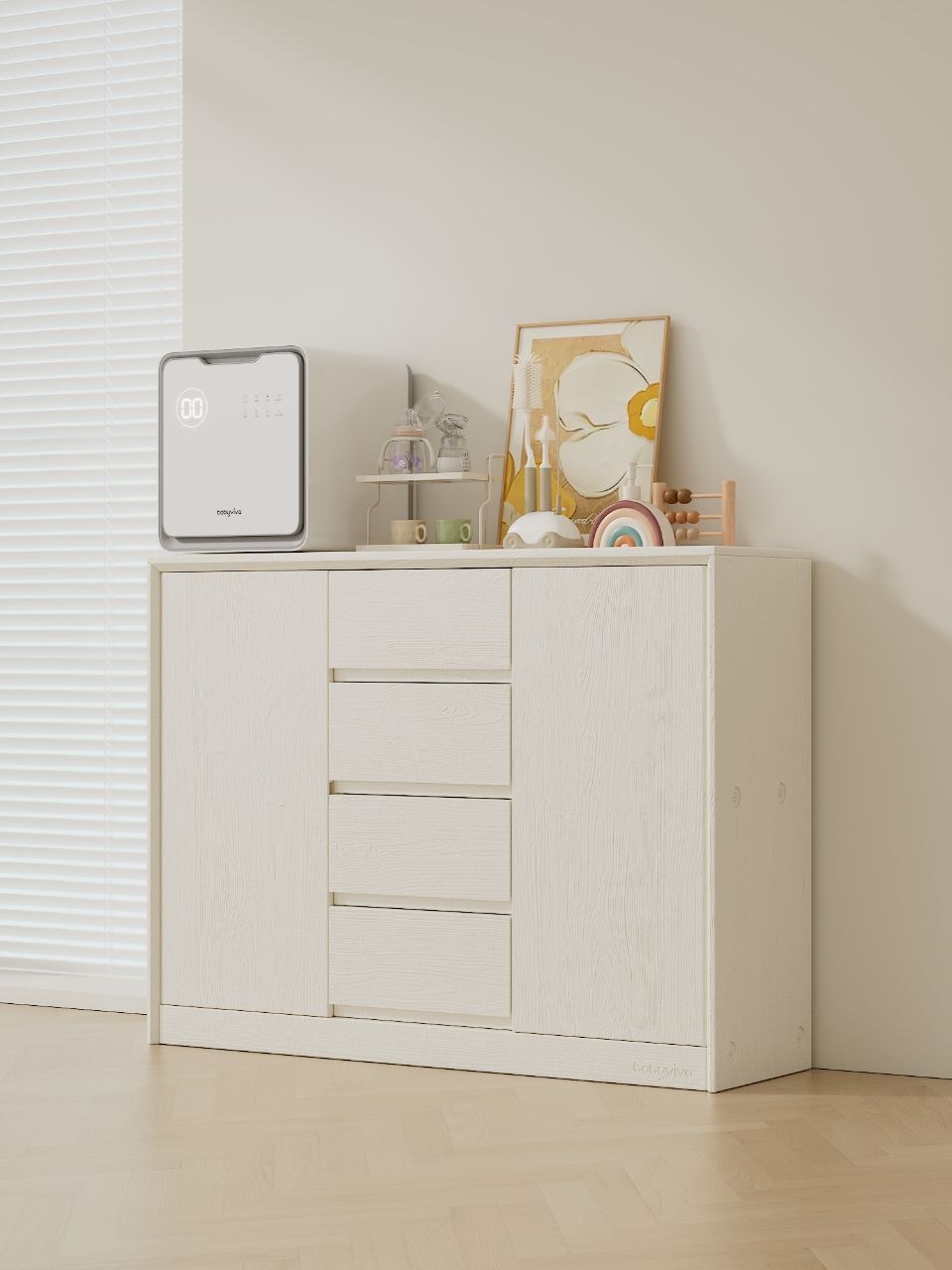 サイドボード チェスト 大容量収納 プラスチック キャビネット 引き出し 4段 サイドボード チェスト 大容量収納 プラスチック キャビネット