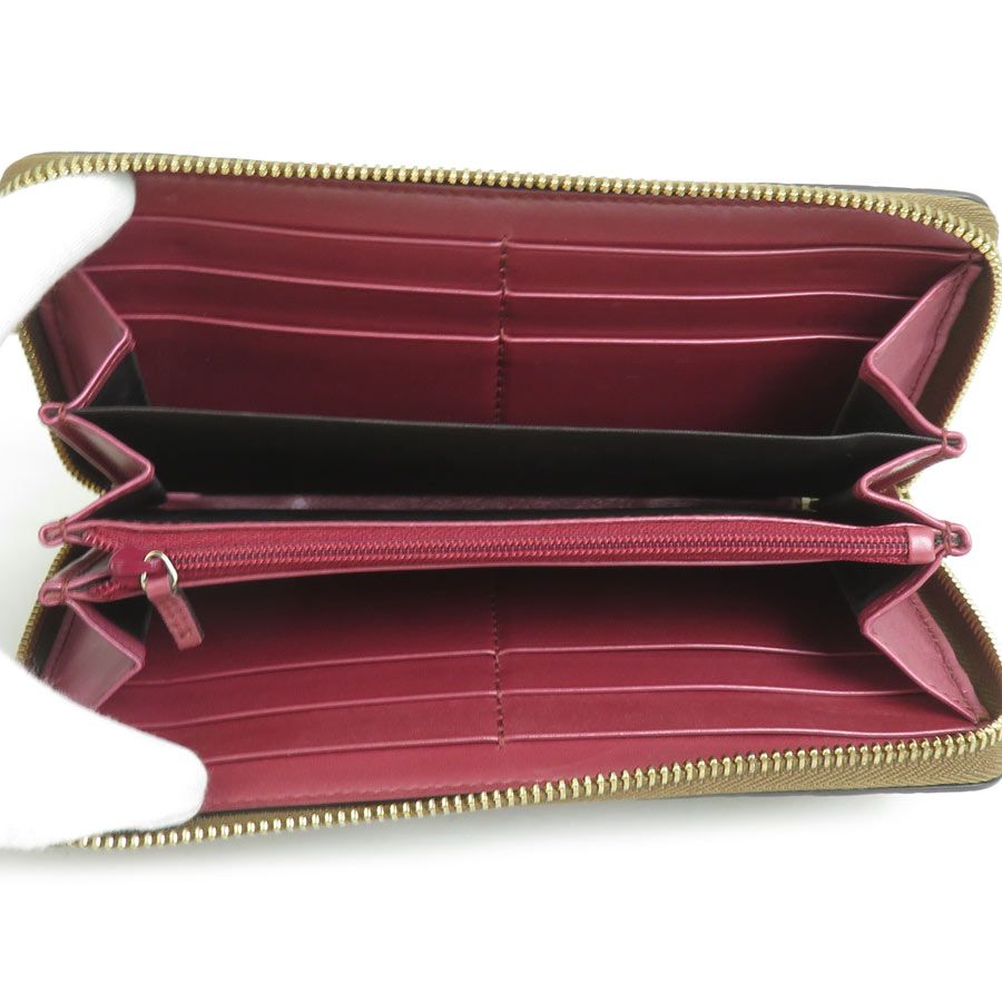 グッチ GUCCI ラウンドファスナー長財布 マイクログッチシマ 307997