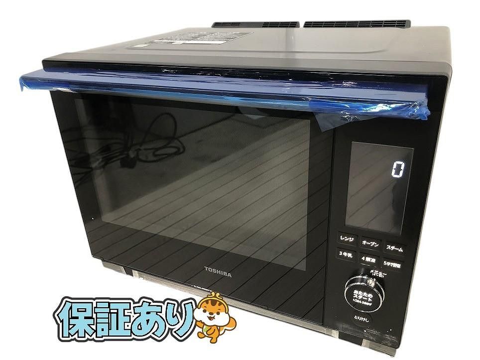 TOSHIBA 東芝 オーブンレンジ 石窯ドーム 30L 2025年製 ブラック ER