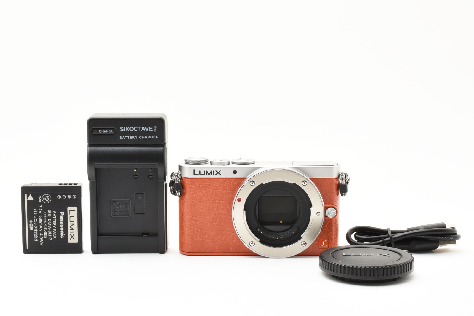 な*き様 LUMIX GM1○キットレンズ○オレンジ 中古】Panasonic LUMIX