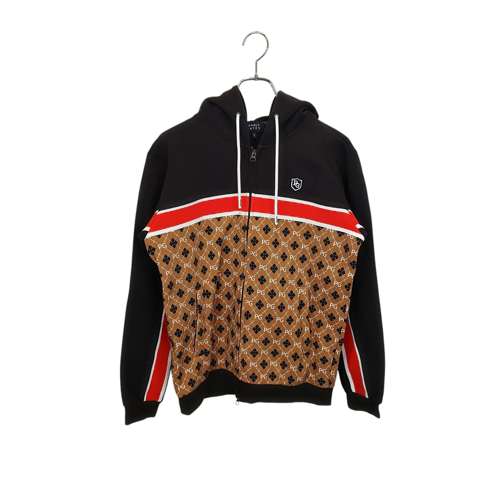 PEARLY GATES パーリーゲイツ ゴルフ 2021年 アーガイル柄 ジップ