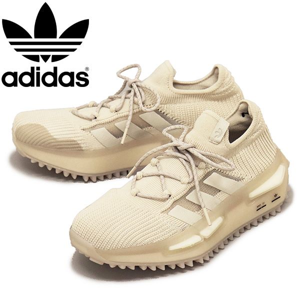adidas (アディダス) HQ4439 NMD_S1 スニーカー クリアブラウンxコアブラックxフットウェアホワイト AD228 25.0cm