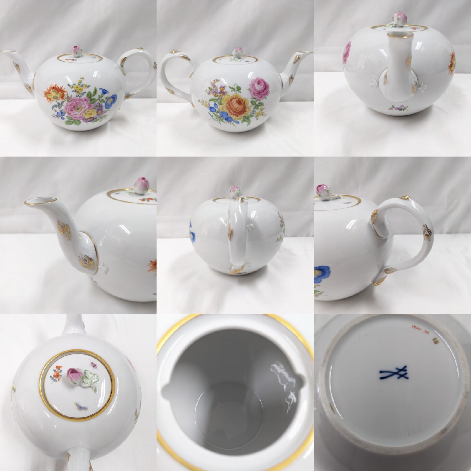 ⭐美品❗マイセン Meissen ティーセット ティーポット カップ&ソーサー 