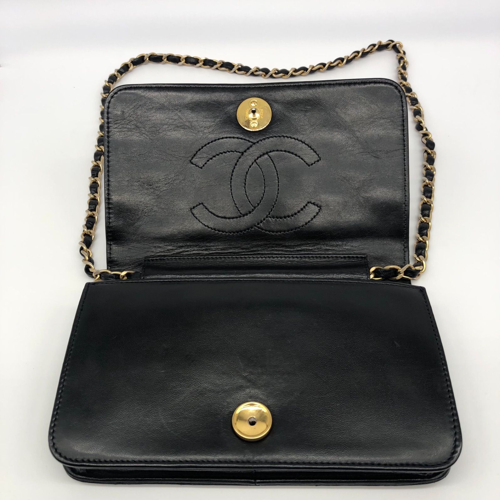 シャネル CHANEL ミニマトラッセ チェーンショルダーバッグ フル 
