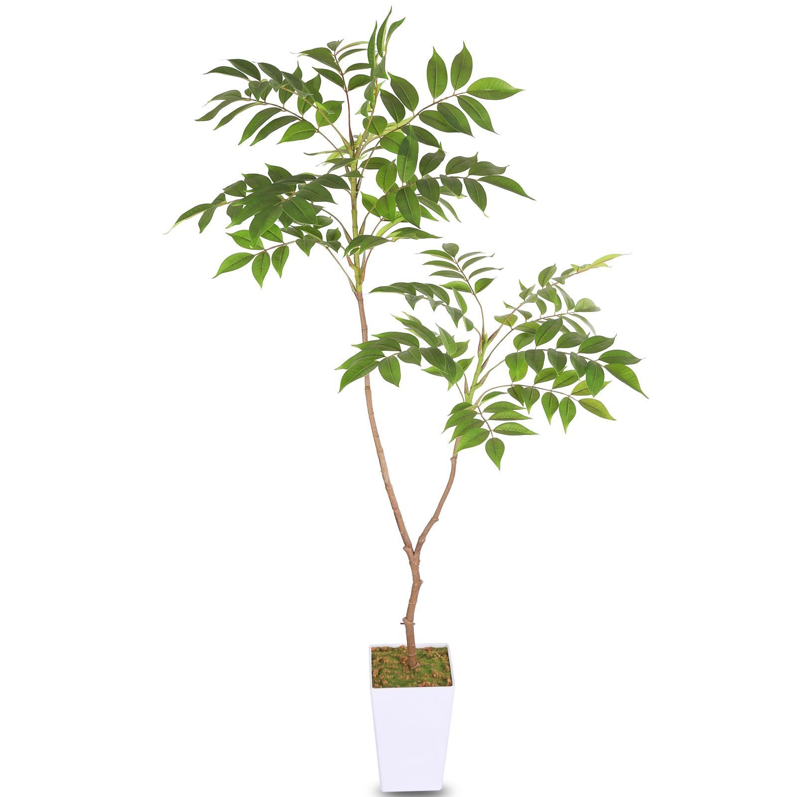 人工観葉植物 フェイクグリーン 光触媒 造花 人工植物 シマトネリコ 高さ110cm 観葉樹 消臭 抗菌 インテリアグリーン おしゃれ オフィス 室内 装飾