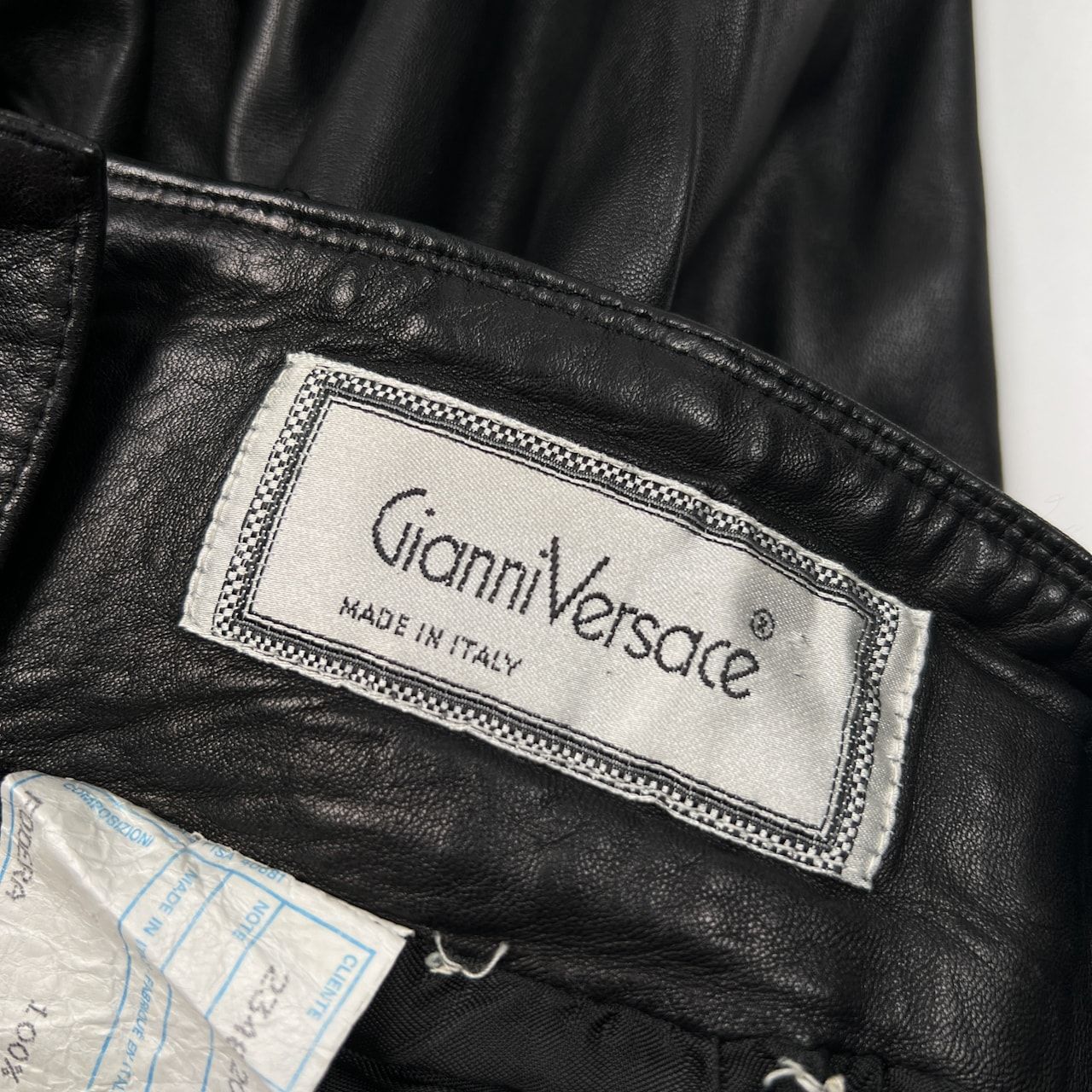 希少 レア GIANNI VERSACE ジャンニ ヴェルサーチ 裾巻きデザイン